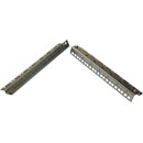LANDE CORNIERES DE FIXATION pour rack ES455, 7U, marquage U, la paire