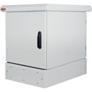 LANDE ES4658012/G-L/Z275 ARMOIRE RACK IP65, 19", 12U, prof.800, gris, socle 200mm, Z275