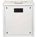 LANDE PROLINE PR12U6045-LG ARMOIRE RACK MURALE 12U, prof.450, porte vitrée, gris