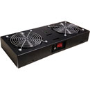 LANDE MODULE 2 VENTILATEURS pour amoires Prolines, filtré, commuté, noir