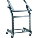 K&M 42020 CHARIOT RACK partie suppérieure 12U, partie inférieure 9U, noir