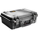 PELI 1500 PROTECTOR MALLE dim.internes 428x286x155mm, avec séparateurs rembourrés, noir