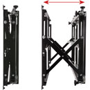 B-TECH BT8310 SUPPORT ECRAN POUR MUR VIDEO système Pop-out, chage max 75kg, VESA 600x400