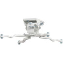 B-TECH BT899 SUPPORT POUR PROJECTEUR plafond, jusqu'à 25kg, inclin./rot., tige 122mm, blanc