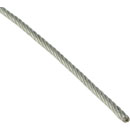 DOUGHTY T40200 CABLE GALVANISE flexible, 5mm, argent