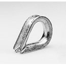 DOUGHTY T38600 COSSE-COEUR 3mm, pour câbles galvanisés, argent