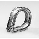 DOUGHTY T38700 COSSE-COEUR 4mm, pour câbles galvanisés, argent