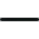 CANFORD PANNEAU VIERGE POUR RACK 1U, alu. plat, peinture noire