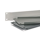 CANFORD PANNEAU VIERGE POUR RACK 2U, alu. extrudé, gris clair