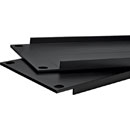 CANFORD PANNEAU VIERGE POUR RACK 2U, alu. extrudé, peinture noir