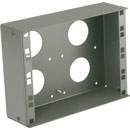 CANFORD BOITIER RACK DEMI LARGEUR 4U, prof. 100mm, gris foncé
