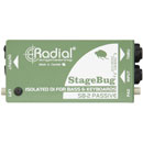 RADIAL STAGEBUG SB-2 DI BOX Passive, 6.35mm jack in/thru, balanced XLR out, for keyboards