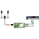 RADIAL STAGEBUG SB-2 DI BOX Passive, 6.35mm jack in/thru, balanced XLR out, for keyboards