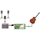 RADIAL STAGEBUG SB-2 DI BOX Passive, 6.35mm jack in/thru, balanced XLR out, for keyboards