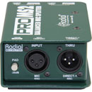 RADIAL PROMS2 MICROPHONE SPLITTER 2-way, 1x output, 2x thru, passive