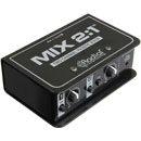 RADIAL MIX 2:1 MIXER 2-channel, passive, mono output, balanced 3-pin XLR/TRS jack input