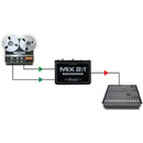 RADIAL MIX 2:1 MIXER 2-channel, passive, mono output, balanced 3-pin XLR/TRS jack input