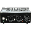 RADIAL PRESENTER MIXER 2-channel, mic/USB/3.5mm jack input, balanced 3-pin XLR outputs