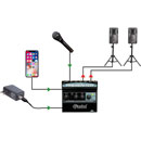 RADIAL PRESENTER MIXER 2-channel, mic/USB/3.5mm jack input, balanced 3-pin XLR outputs