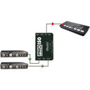 RADIAL PRO-ISO ISOLATOR Dual-mono, +4dB to -10dB converter, balanced inputs, unbalanced outputs