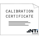 NTI CERTIFICAT DE CALIBRATIONPOUR XL2/MR-PRO/MR2/ML1/M2211/M2215/M4261/MINI-SPL/AUDIO TALKBOX