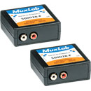 MUXLAB 500028-F-2PK BALUN AUDIO ANALOGIQUE x2, hi-fi, 2x RCA femelle, pack de 2