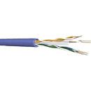 DRAKA CABLE CAT6 U/UTP (UC400 23 Eca) slimline, LFH, bleu, boîte de 305m