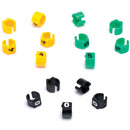 MARQUEURS DE CABLE PS15RCC.4 Retrofit, codage couleur, en vrac, jaune, pack de 50