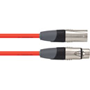 CANFORD CONNECT CABLE XLR3F-XLR3M-HST-5m, rouge