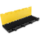 DEFENDER MIDI 5 2D PASSAGE DE CABLE 5 canaux, droit, 1000x325x54mm, jaune