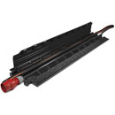 DEFENDER MICRO 2 BLK CABLE PROTECTOR 2-channel, straight, 1005 x 273mm, black