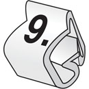 MARQUEURS DE CABLE PTV+150.9, blanc, pack de 100