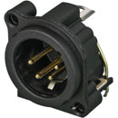 NEUTRIK NC4MAH EMBASE XLR mâle, montage CI horizontal