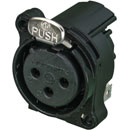 NEUTRIK NC3FBH1-B XLR EMBASE femelle, montage CI horizontal