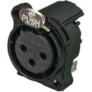 NEUTRIK NC3FBH2-B XLR EMBASE femelle, montage CI horizontal