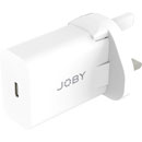 JOBY WALL CHARGER CHARGEUR MURAL USB-C adaptateurs UK/EU/US, PD 20W, blanc