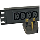 RPP X198E UNITE DE DISTRIBUTION ELECTRIQUE RACK 8x prises IEC320, non commutable