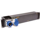 EMO C603 DISTRIBUTEUR SECTEUR entrée IEC 16A, 5x UK 13A arrières