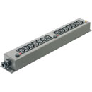 CANFORD MDS3 AC RAIL POUR DISTRIBUTEUR DE SECTEUR 20A, 14x IEC, serre-câbles, gris foncé