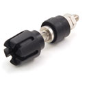 BORNE A VIS 4mm, noir