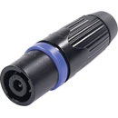 NEUTRIK NLT4MXX-BAG SPEAKON FICHE mâle, noir