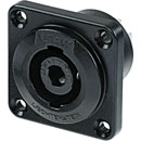 NEUTRIK SPEAKON NLT4MPXX-BAG EMBASE mâle, noir