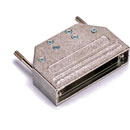 D-SUB 50pts CORPS EN METAL double serre-câble