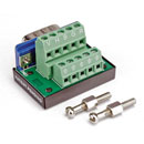 BTX CD-SLIM15M CONNECTEUR D-SUB HD 15pts mâle, montage sur panneau, borne à vis