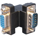 IKON HD15-90 HDD ADAPTATEUR coudé, mâle 15pts-femelle