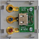 IKON EP-HDMI+CV HDMI MODULE DE CONNEXION avec trois RCA