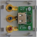 IKON EP-HDMI+CV HDMI MODULE DE CONNEXION avec trois RCA