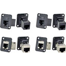 SWITCHCRAFT EHRJ45P5E EMBASE RJ45 Cat5E, non-blindée, femelle-femelle, dos-à-dos, noir