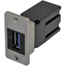 TUK KEYSTONE RACCORD POUR PANNEAU USB 3.0 A-femelle vers A-femelle, noir