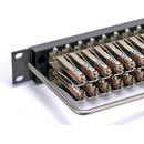 CANFORD PANNEAU DE CONNEXION GPO HAUTE DENSITE, 1U, 2x 20 jacks nickelés, espacement mono, gris foncé